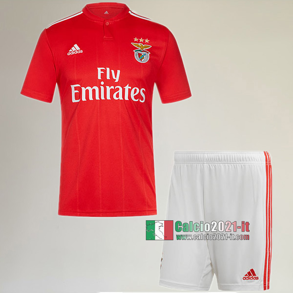 Prima Maglia Nuova Del S.L Benfica Bambini 2019-2020 Personalizzata