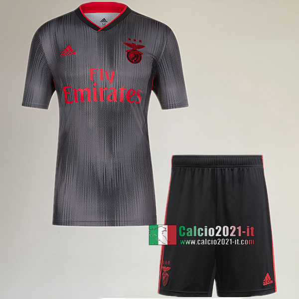 Seconda Maglia Nuove Del S.L Benfica Bambini 2019-2020 Personalizzata