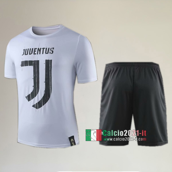 Maglia Nuove Del Juventus Turin Bambini Bianca 2019-2020 Personalizzata