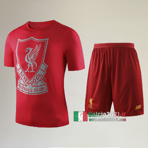 Maglia Nuove Del FC Liverpool Bambini Rossa 2019-2020 Personalizzata