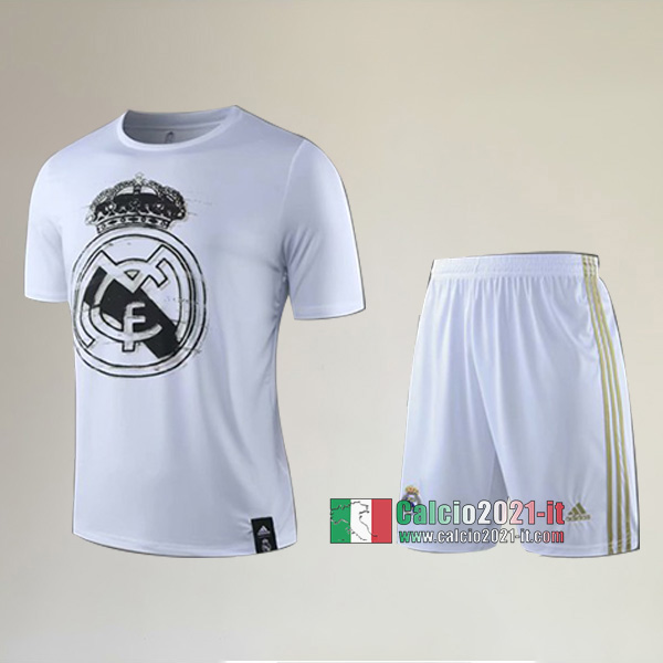 Maglia Nuove Del Real Madrid Bambini Bianca 2019-2020 Personalizzata