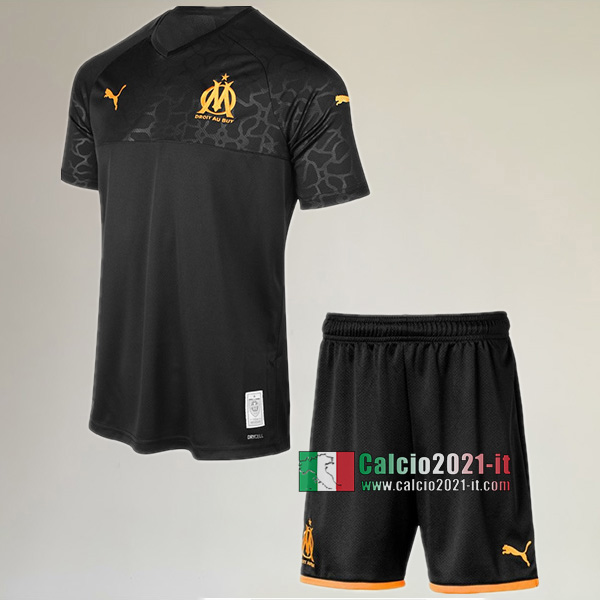 Terza Maglia Nuova Del Olympique Marsiglia Bambini 2019-2020 Personalizzazione