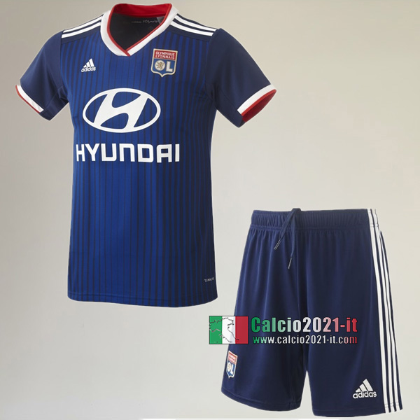 Seconda Maglia Nuova Del Olympique Lione Bambini 2019-2020 Personalizzazione