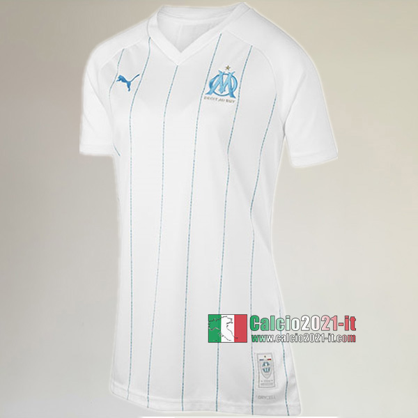 Prima Maglia Calcio Nuova Del Olympique Marsiglia Donna 2019-2020 Personalizzata