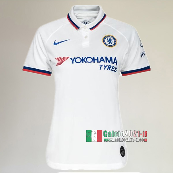 Seconda Maglia Calcio Nuova Del FC Chelsea Donna 2019-2020 Personalizzata