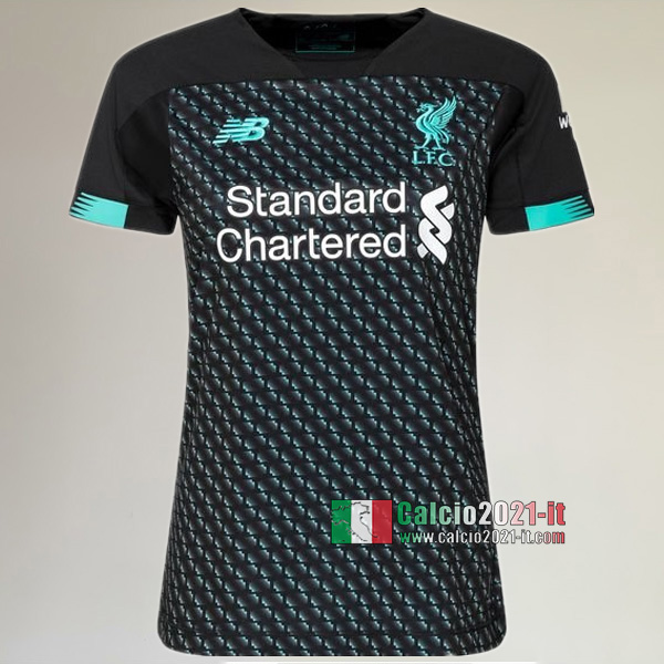 Terza Maglia Calcio Nuove Del FC Liverpool Donna 2019-2020 Personalizzate