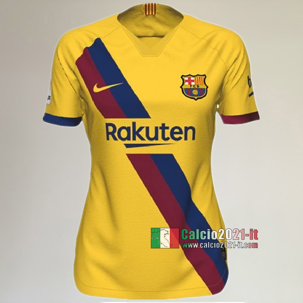 Seconda Maglia Calcio Nuova Del FC Barcellona Donna 2019-2020 Personalizzazione