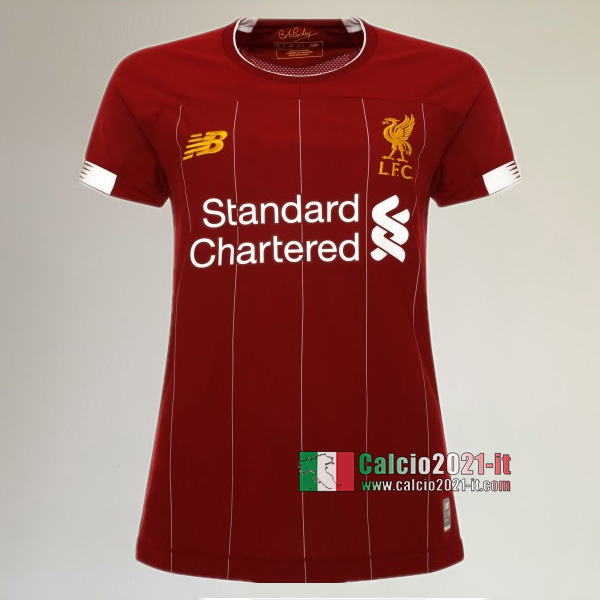 Prima Maglia Calcio Nuove Del FC Liverpool Donna 2019-2020 Personalizzate