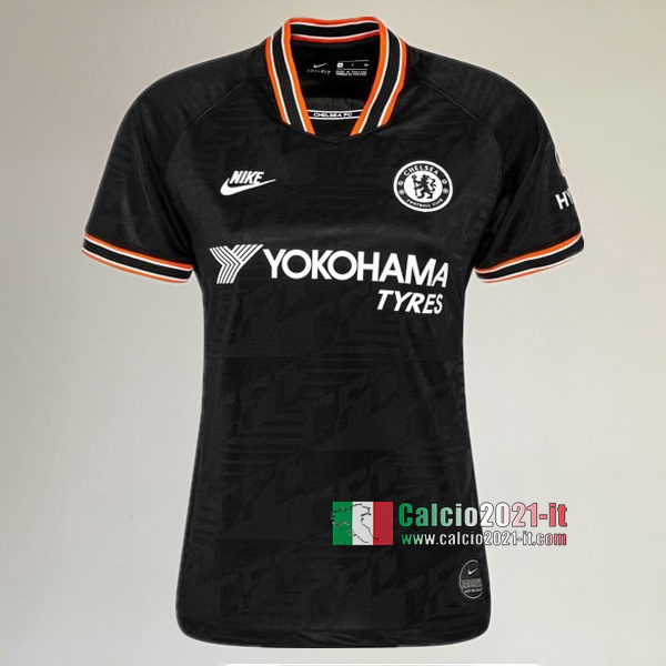 Terza Maglia Calcio Nuove Del FC Chelsea Donna 2019-2020 Personalizzate