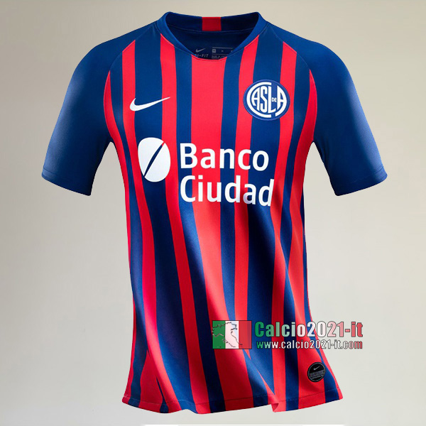 Prima Maglia Calcio Nuove Del San Lorenzo Uomo 2020-2021 Personalizzata