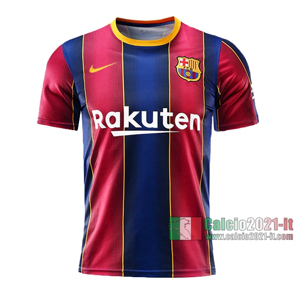 Prima Maglia Calcio Nuove Del FC Barcellona Uomo Versione Trapelata 2020-2021 Personalizzate