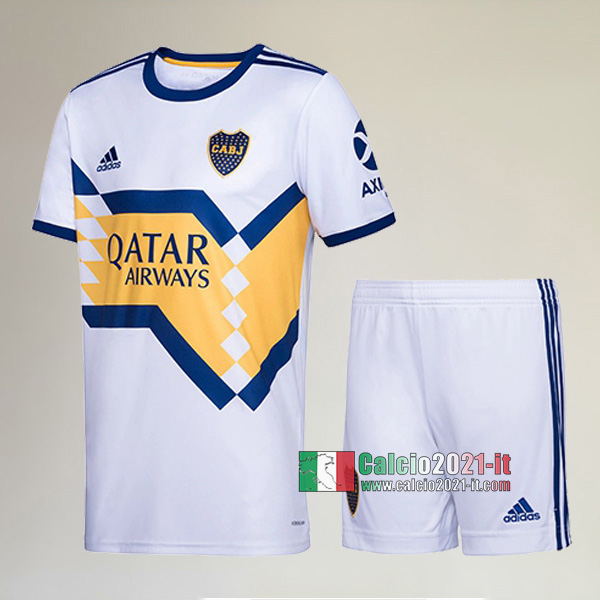 Seconda Maglia Nuove Del Boca Juniors Bambini 2020-2021 Personalizzate