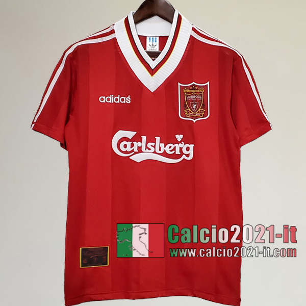 Calcio2021-It:Personalizza Prima Retro Maglia Calcio Fc Liverpool 1996 1997