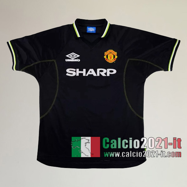 Calcio2021-It:Personalizza Terza Retro Maglia Calcio Manchester United 1998 1999