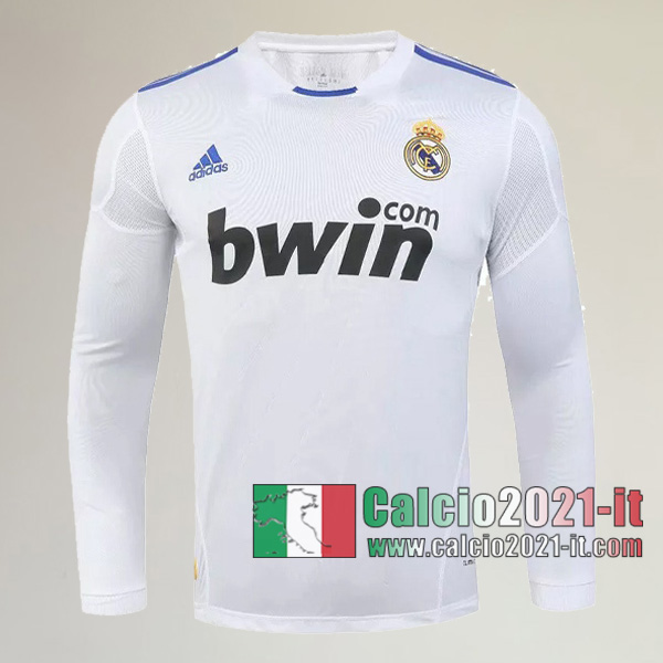 Calcio2021-It:Creare Prima Retro Maglia Calcio Real Madrid Manica Lunga 2010 2011