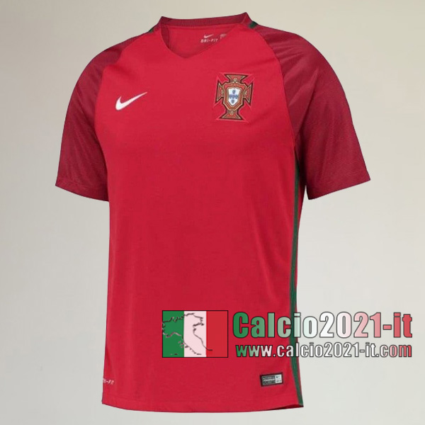 Calcio2021-It:Personalizza Prima Retro Maglia Portogallo 2016