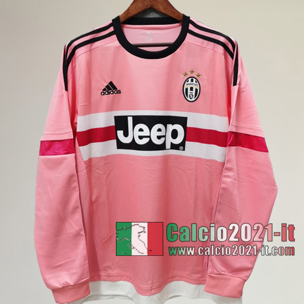 Calcio2021-It:Crea Seconda Retro Maglia Calcio Juventus Turin Manica Lunga 2015 2016