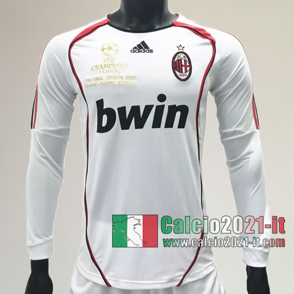 Calcio2021-It:Personalizzazione Seconda Retro Maglia Calcio Milan Ac 2006 2007