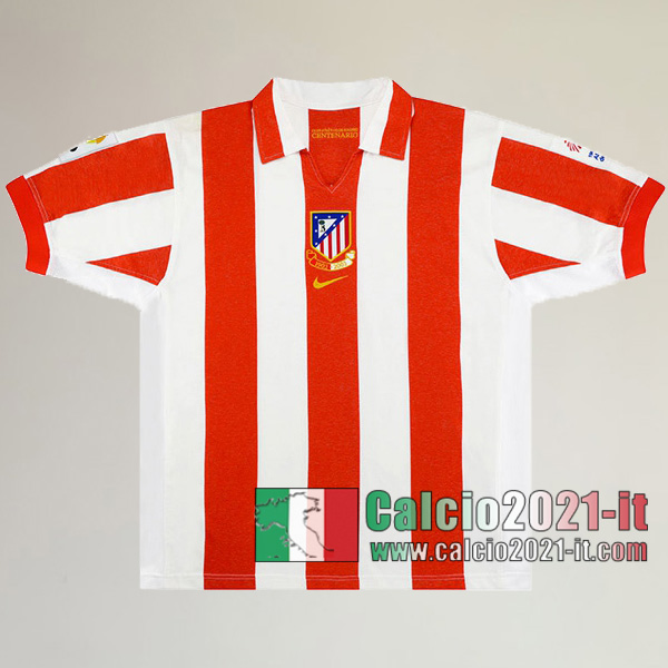 Calcio2021-It:Personalizzare Prima Retro Maglia Calcio Atletico Madrid 2003 2004