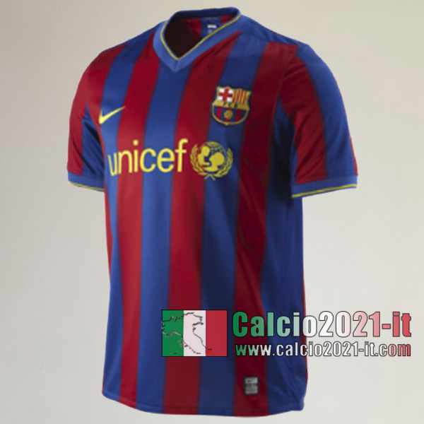 Calcio2021-It:Personalizza Prima Retro Maglia Calcio Fc Barcellona 2009 2010