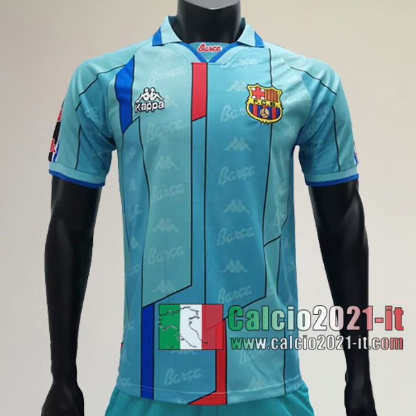 Calcio2021-It:Personalizzare Seconda Retro Maglia Calcio Fc Barcellona 1995 1997