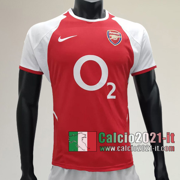 Calcio2021-It:Personalizzazione Prima Retro Maglia Calcio Arsenal Fc 2002 2004