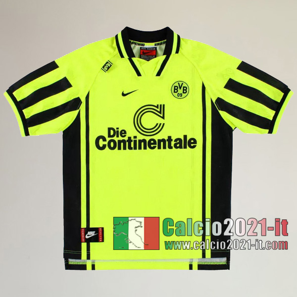 Calcio2021-It:Crea Prima Retro Maglia Calcio Borussia Dortmund 1996 1997