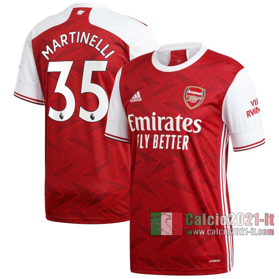 Le Nuove Prima Maglia Calcio Arsenal Uomo Martinelli #35 2020-2021