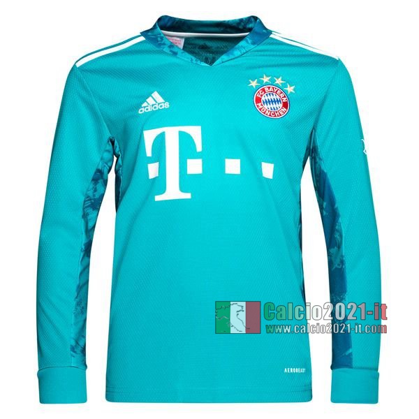 Calcio2021-It: La Nuova Maglia Bayern Munchen Bambino Portiere Manica Lunga 2020-2021 Personalizzata