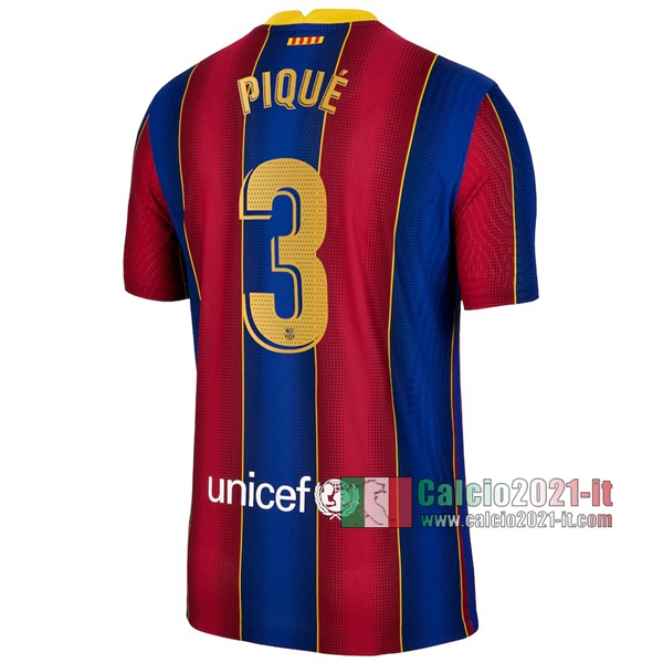 Calcio2021-It: Le Nuove Prima Maglia Barcellona Fc Piqué #3 Bambino 2020-2021