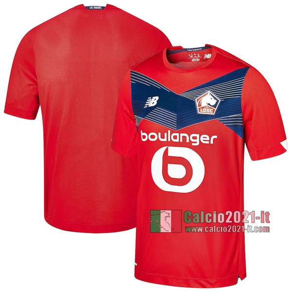 Calcio2021-It: Sito Nuova Prima Maglia Calcio Lille Osc 2020-2021 Personalizzazione