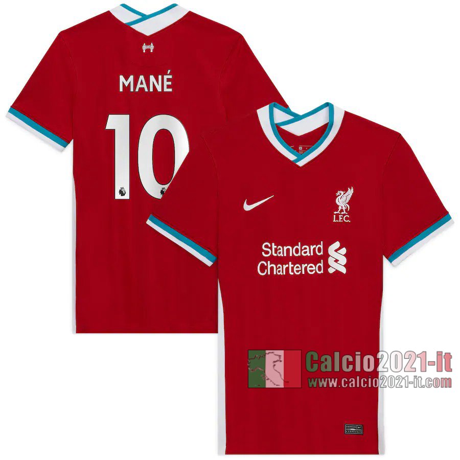 Le Nuove Prima Maglia Calcio Liverpool Donna Sadio Mane #10 2020-2021