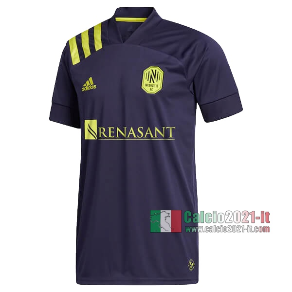 Calcio2021-It: La Nuove Seconda Maglia Calcio Nashville Sc 2020-2021 Personalizzazione