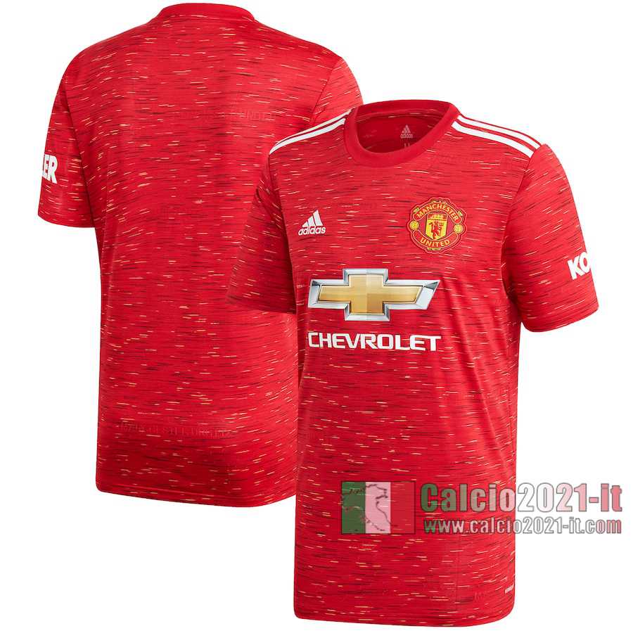 Le Nuove Prima Maglia Calcio Manchester United Uomo 2020-2021