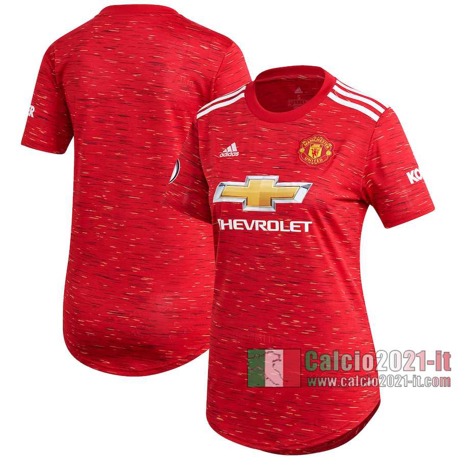 Le Nuove Prima Maglia Calcio Manchester United Donna 2020-2021