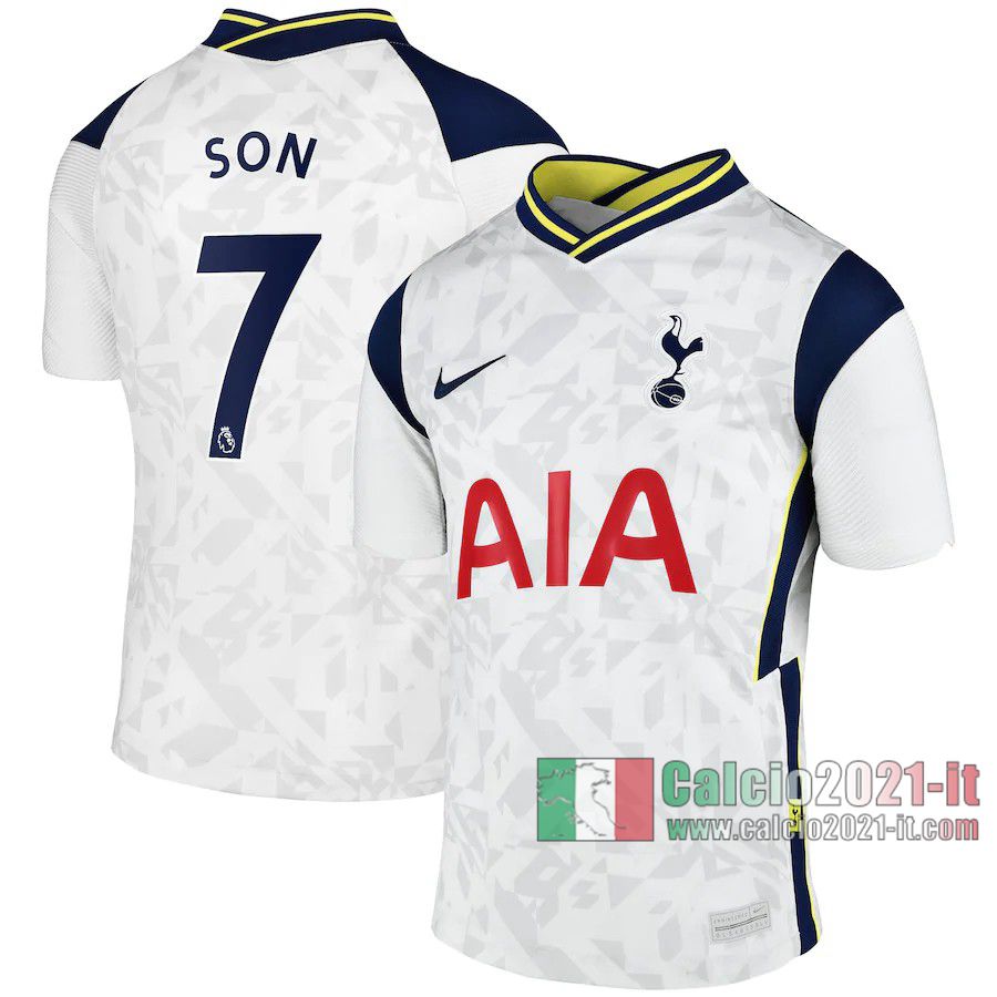 Le Nuove Prima Maglia Calcio Tottenham Hotspur Uomo David Son #7 2020-2021