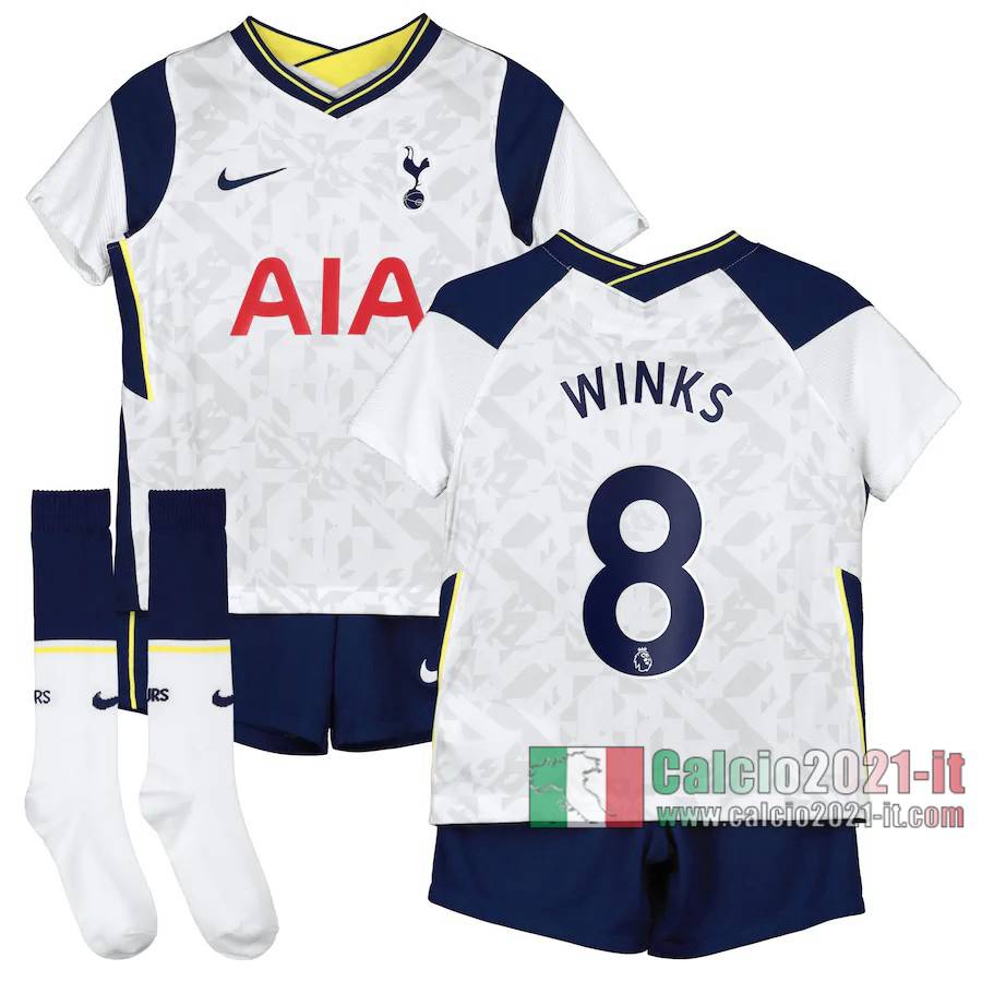 Le Nuove Prima Maglia Calcio Tottenham Hotspur Bambino David Winks #8 2020-2021