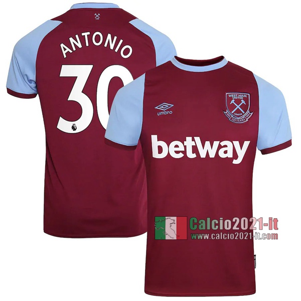 Calcio2021-It: La Nuova Prima Maglia Calcio West Ham United Antonio #30 2020-2021