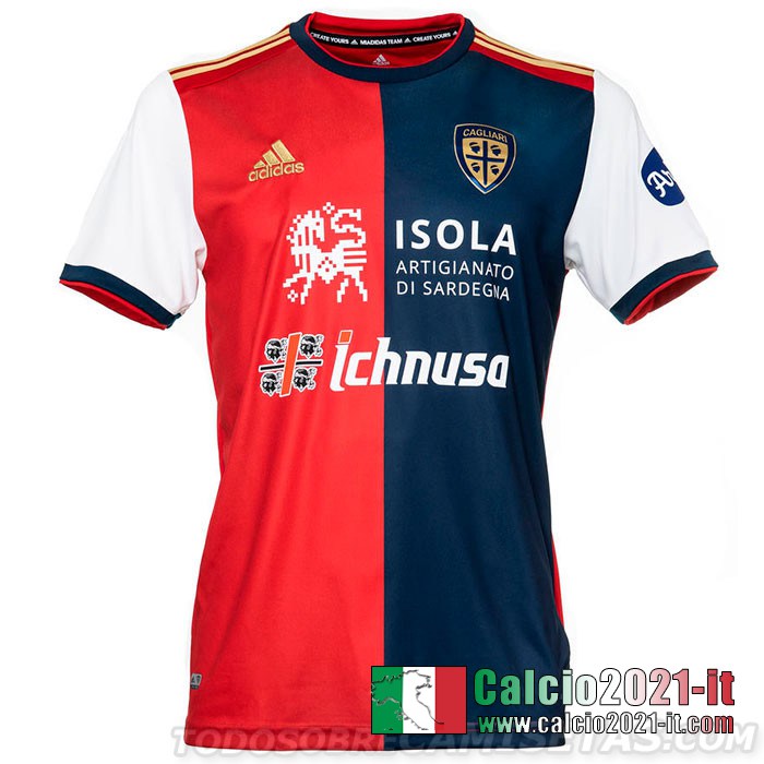 Prima Maglia Calcio Cagliari Uomo 2020-2021