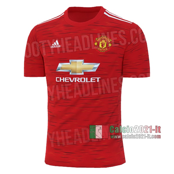 Calcio2021-It: Le Nuove Prima Maglia Calcio Manchester United 2020-2021 Personalizzabili