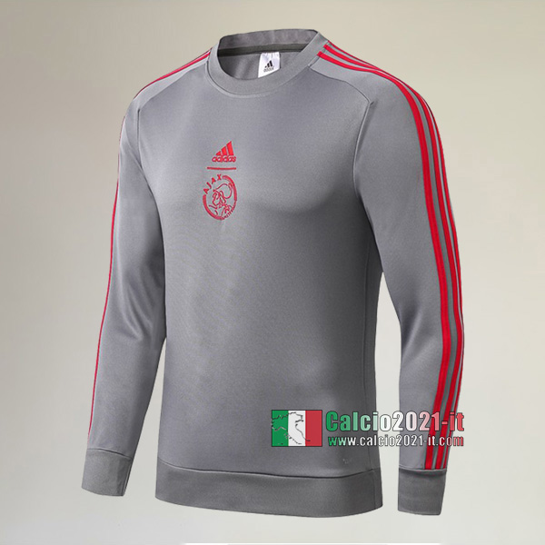 Track Top| La Nuova AFC Ajax Felpa Sportswear Grigia Authentic 2019-2020