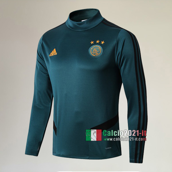 Track Top| La Nuova AFC Ajax Felpa Sportswear Verde Authentic 2019-2020