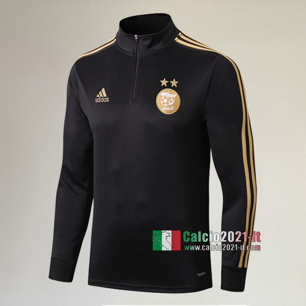 Track Top| La Nuova Algeria Felpa Sportswear Nera Retro 2019-2020