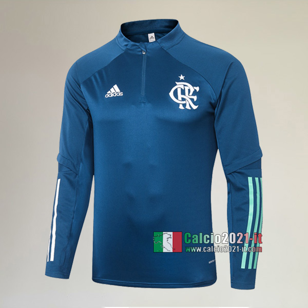 Track Top| La Nuova Flamengo Felpa Sportswear Azzurra Reale Retro 2020-2021