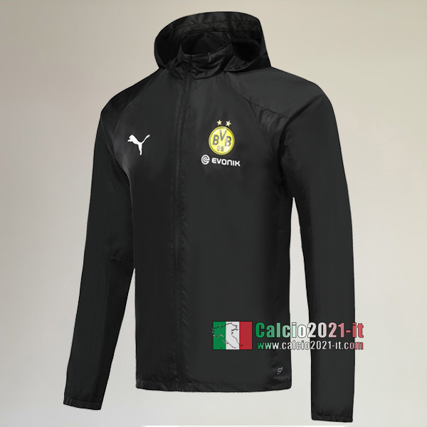 Nuove Del Borussia Dortmund Full-Zip Giacca Antivento Nera Classiche 2019/2020 :Calcio2021-it