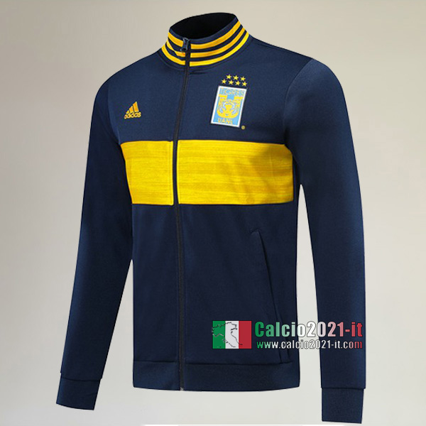 La Nuova Tigres Uanl Full-Zip Giacca Azzurra Scuro Classiche 2019/2020 :Calcio2021-it