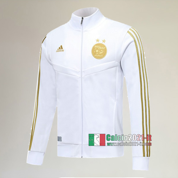 Nuova Del Algeria Full-Zip Giacca Bianca Authentic 2019/2020 :Calcio2021-it