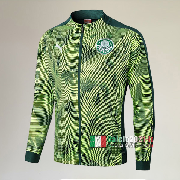 Nuove Del Palmeiras Full-Zip Giacca Verde AAA Qualità 2019/2020 :Calcio2021-it