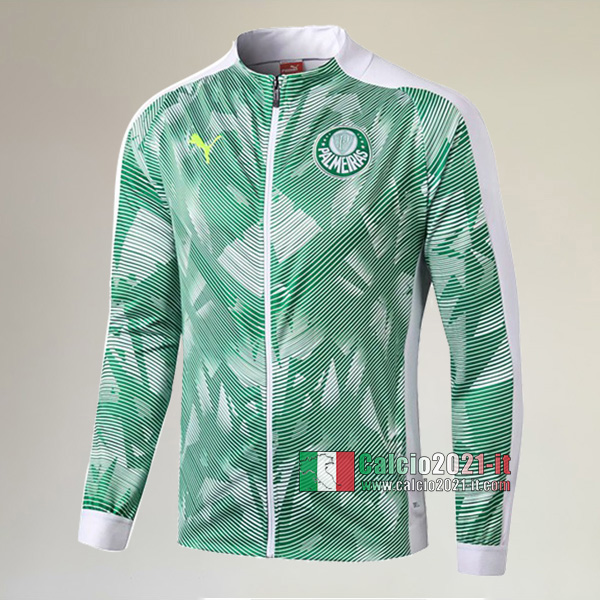 La Nuove Palmeiras Full-Zip Giacca Verde/Bianca Vintage 2019/2020 :Calcio2021-it