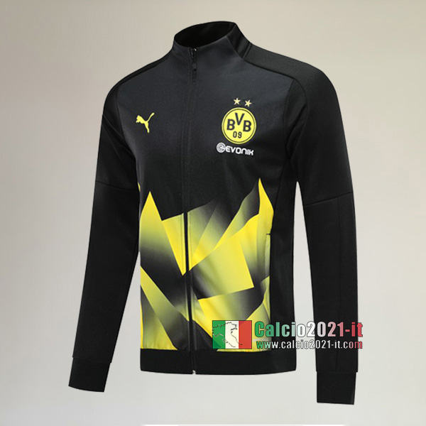 La Nuove Borussia Dortmund Full-Zip Giacca Gialla/Nera Originale 2019/2020 :Calcio2021-it